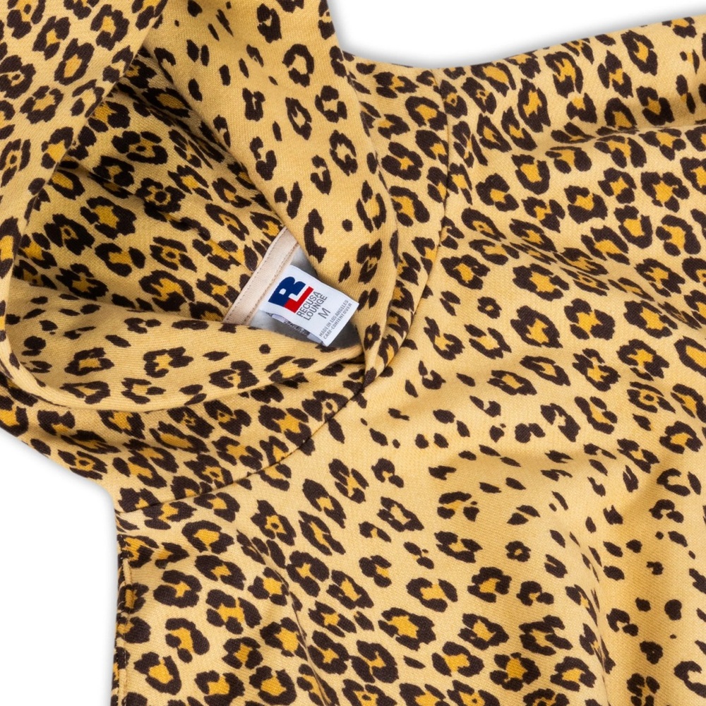 BRAND NEW!! Recusa Lounge Leopard Hoodie (Hoodie Only) - Picture 5 of 7